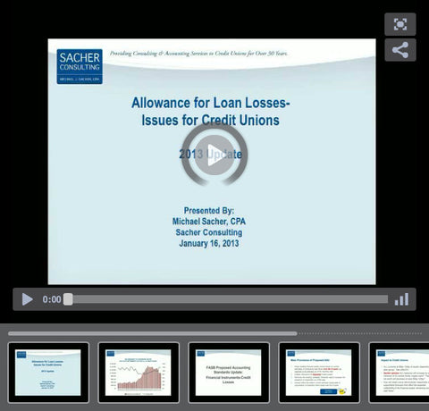 What Credit Unions Need To Know About The Allowance For Loan Losses